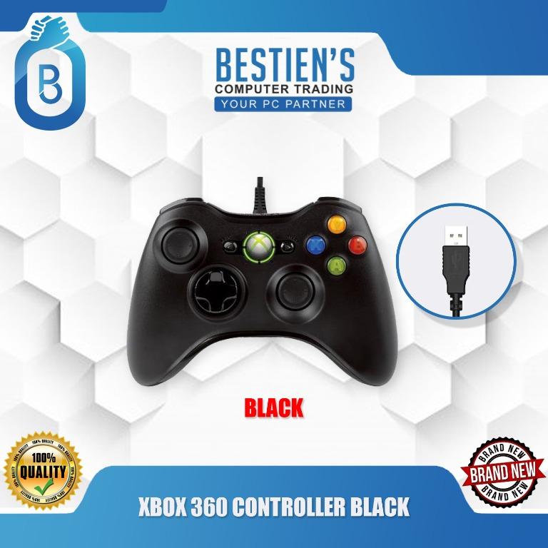 Xbox 360 Controller, USB port (Category: Xbox) located in Quezon City. Submitted by besteinpc (Listing ID 1017486565, Image 1). Description: 👉Plug and play 👉Full analogue input 👉Simultaneously use up to four controllers 👉Compact ergonomics for comfortable play. 👉Integrated headset port for Xbox Live play 👉100% Compatible communication with the X-box 360 console 👉Adjustable vibration feedback for a personalized gaming experience 👉The same 