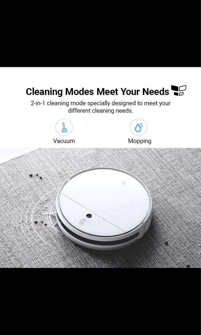 Xiaomi Mijia Robot Vacuum-Mop Essential MJSTG1, TV & Home Appliances ...