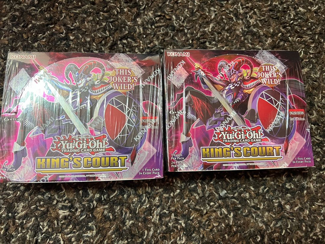 Yugioh kings court factory sealed Hobbies Toys Memorabilia