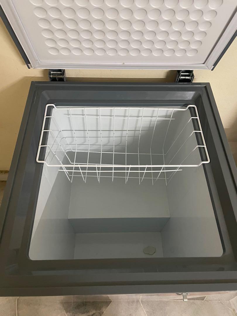 (130 LITRE) Berjaya Premium Chest Freezer BJYCFSD100AR6 (White), TV