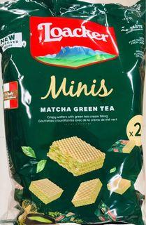 200g Loacker Minis Matcha Green Tea Wafer 20pcs x 10g