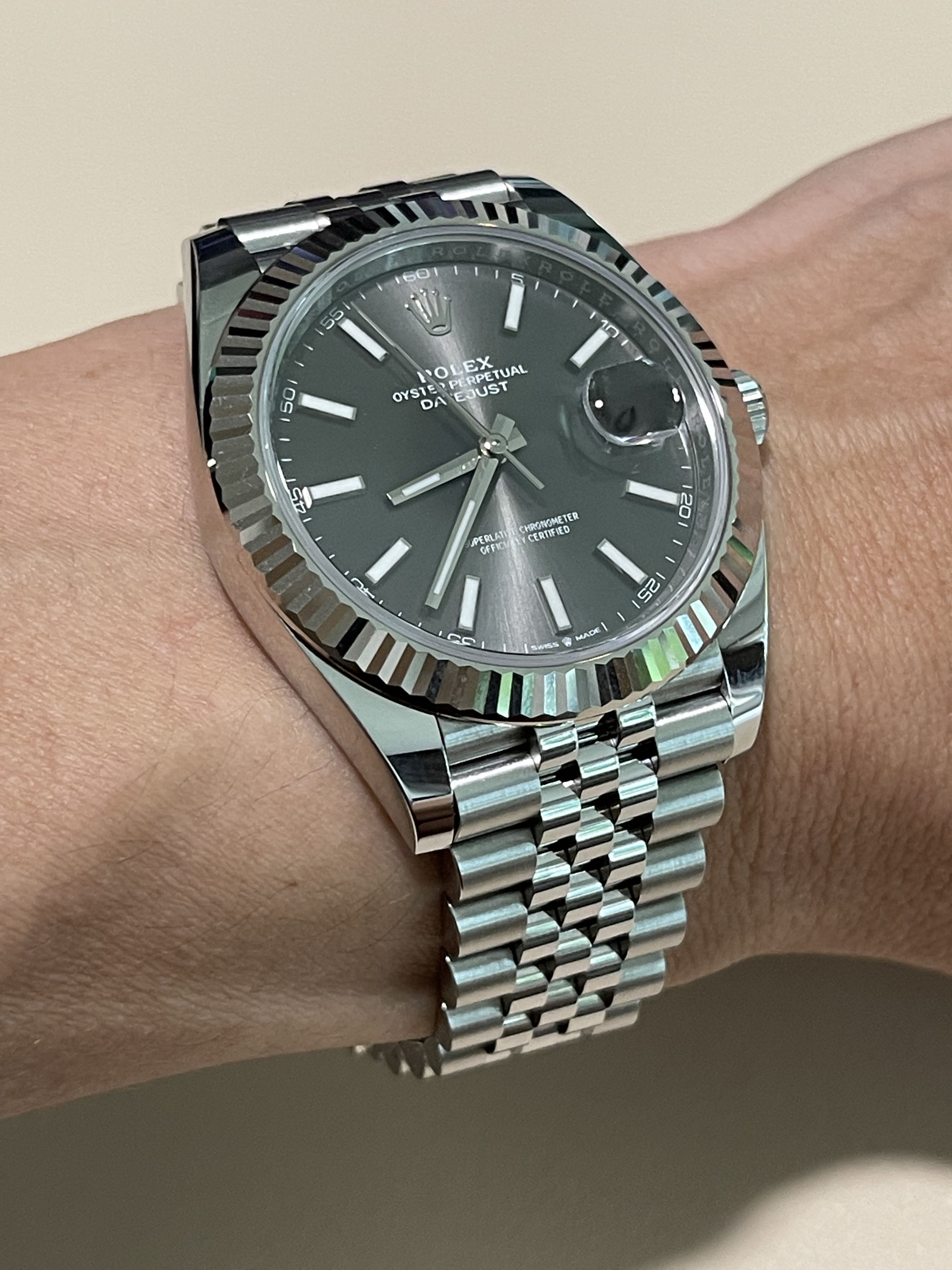 Rhodium dial discount datejust 41