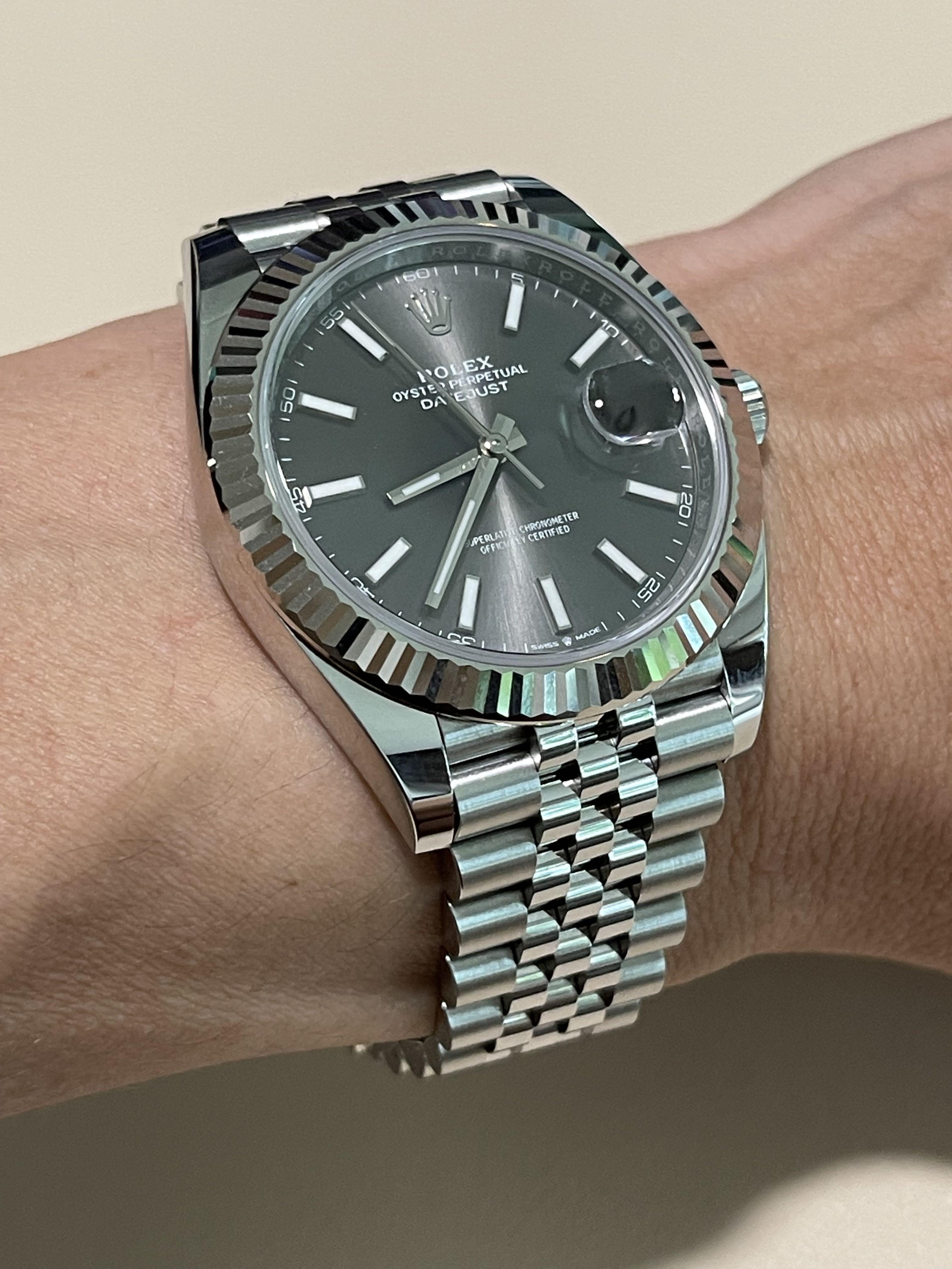 2019 Datejust 41 126334 Rhodium dial Luxury Watches on Carousell