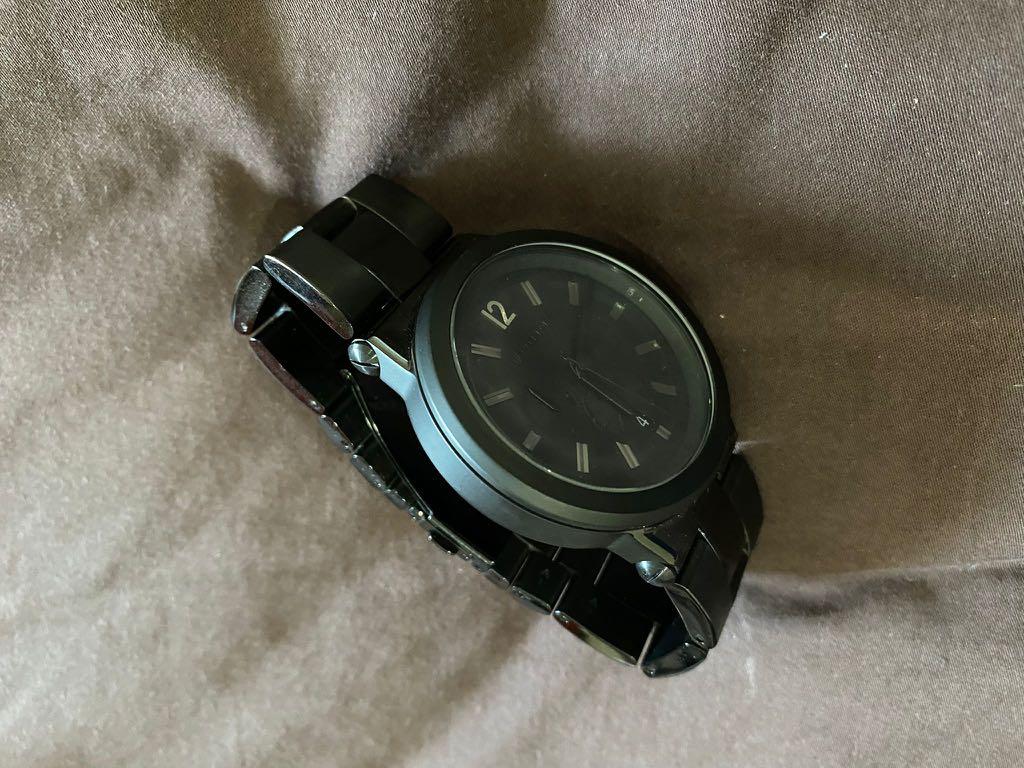 Matte black michael kors hotsell watch men's