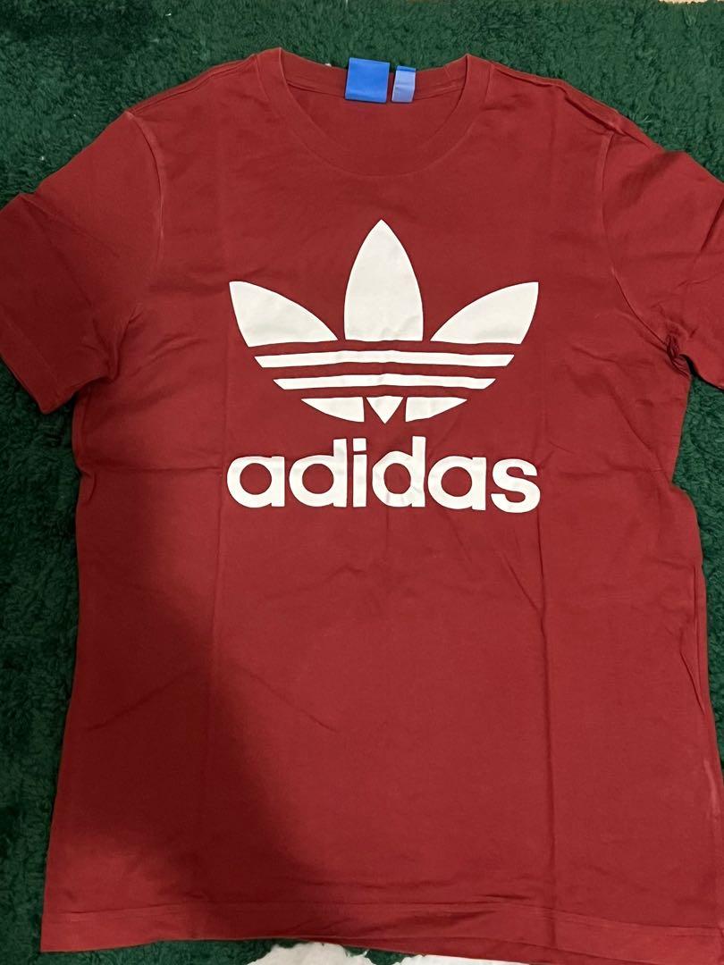 Maroon adidas shirt clearance