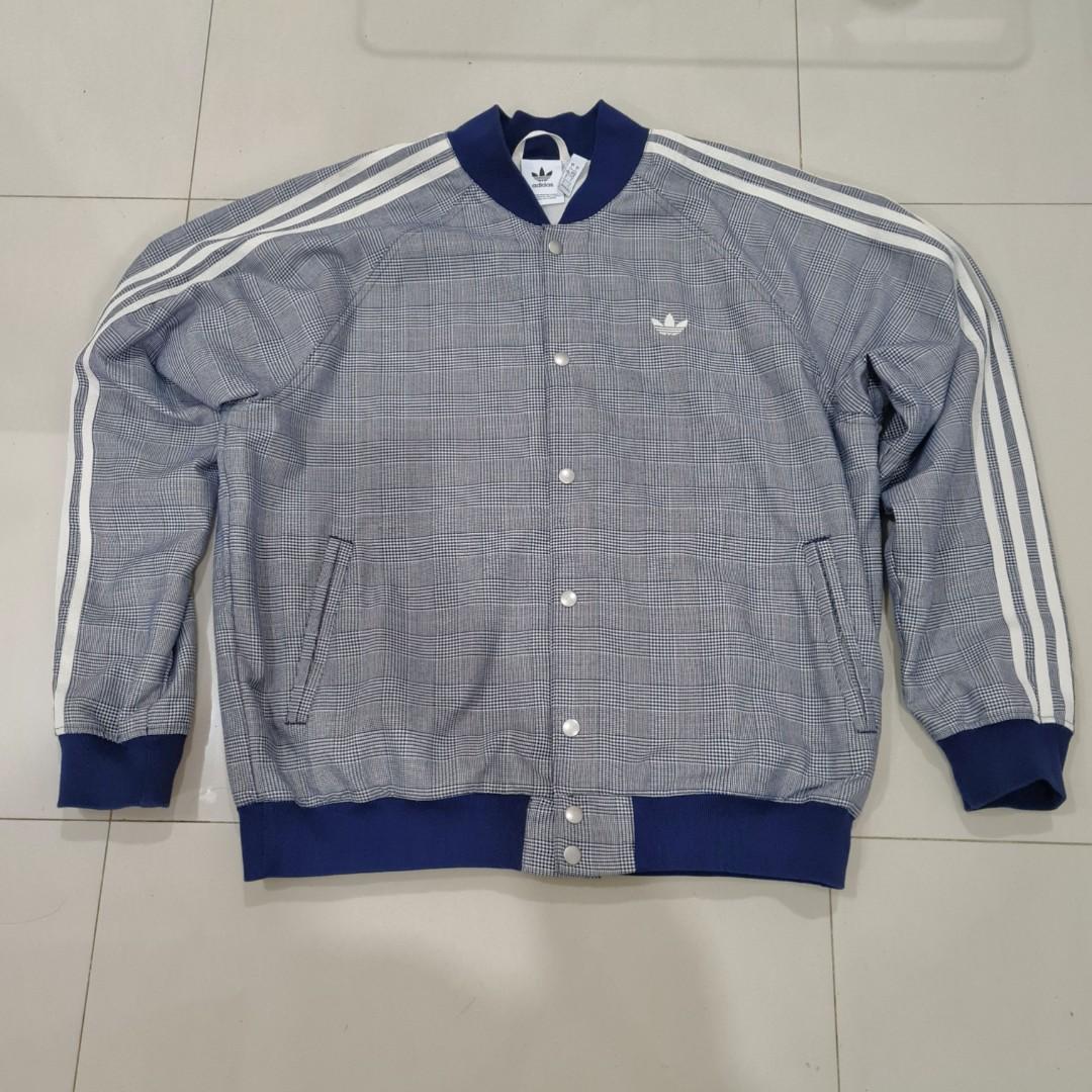 Adidas Plaid Track Jacket
