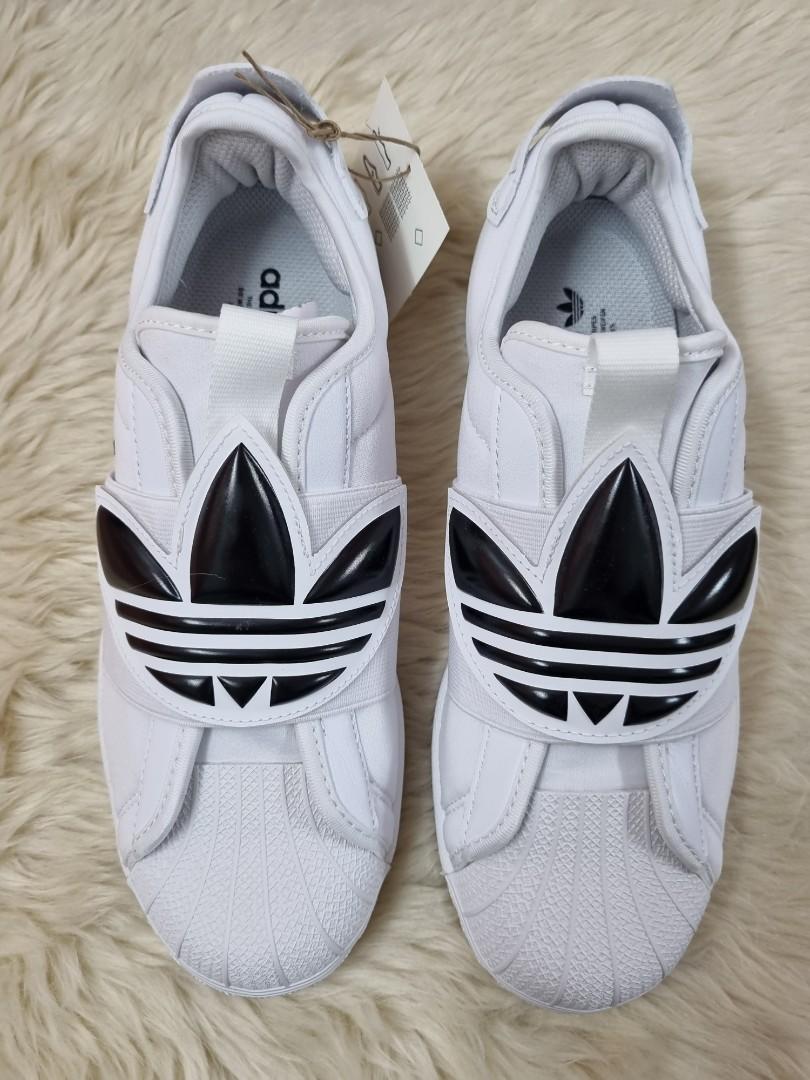 Adidas superstar slip on sale on black usa