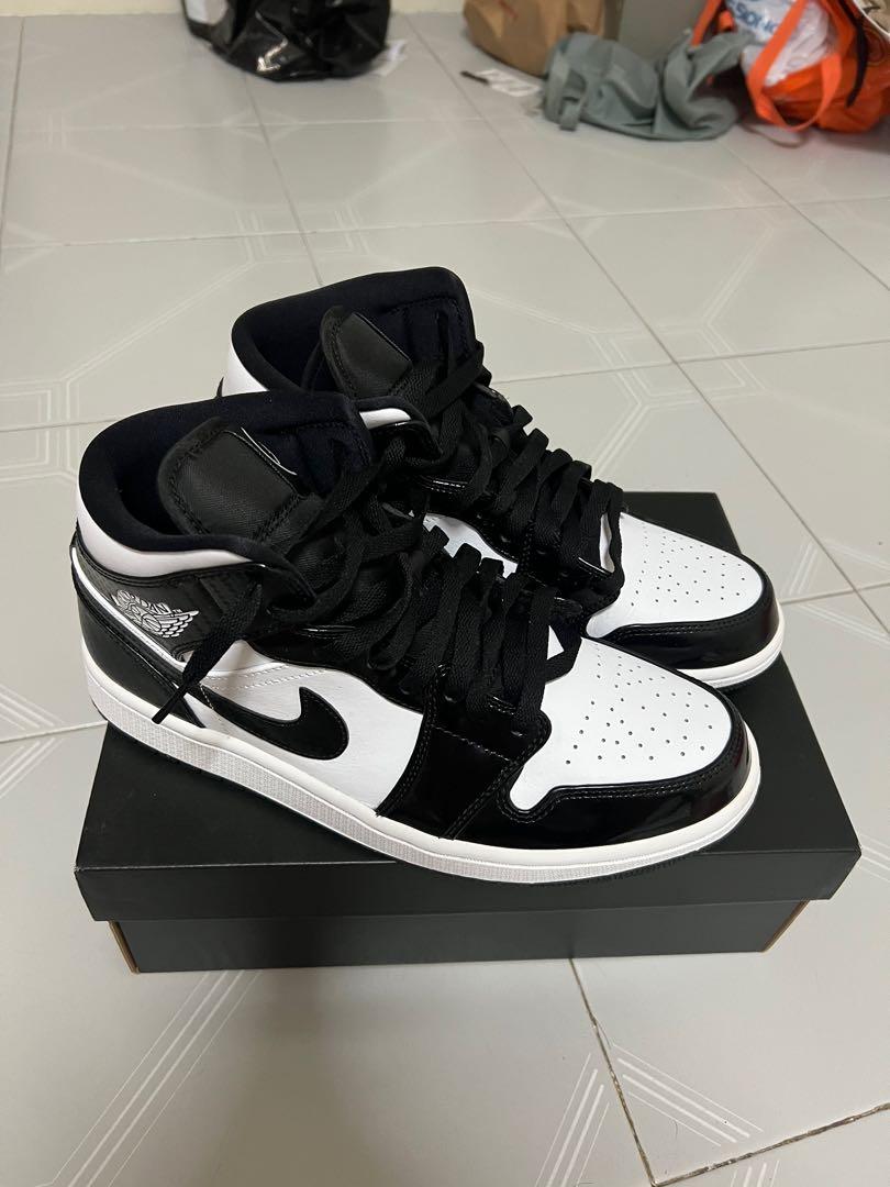Air Jordan 1 mid carbon fiber, Men's Fashion, Footwear, Sneakers on  Carousell