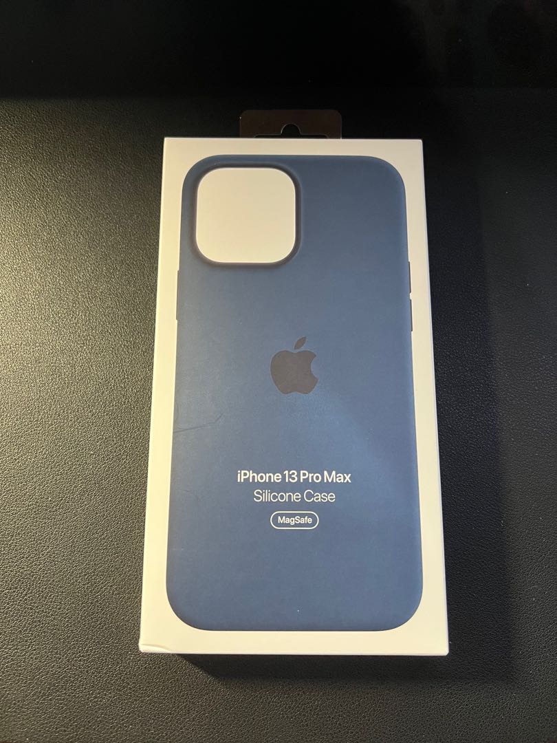 iphone 13 pro max silicone case abyss blue