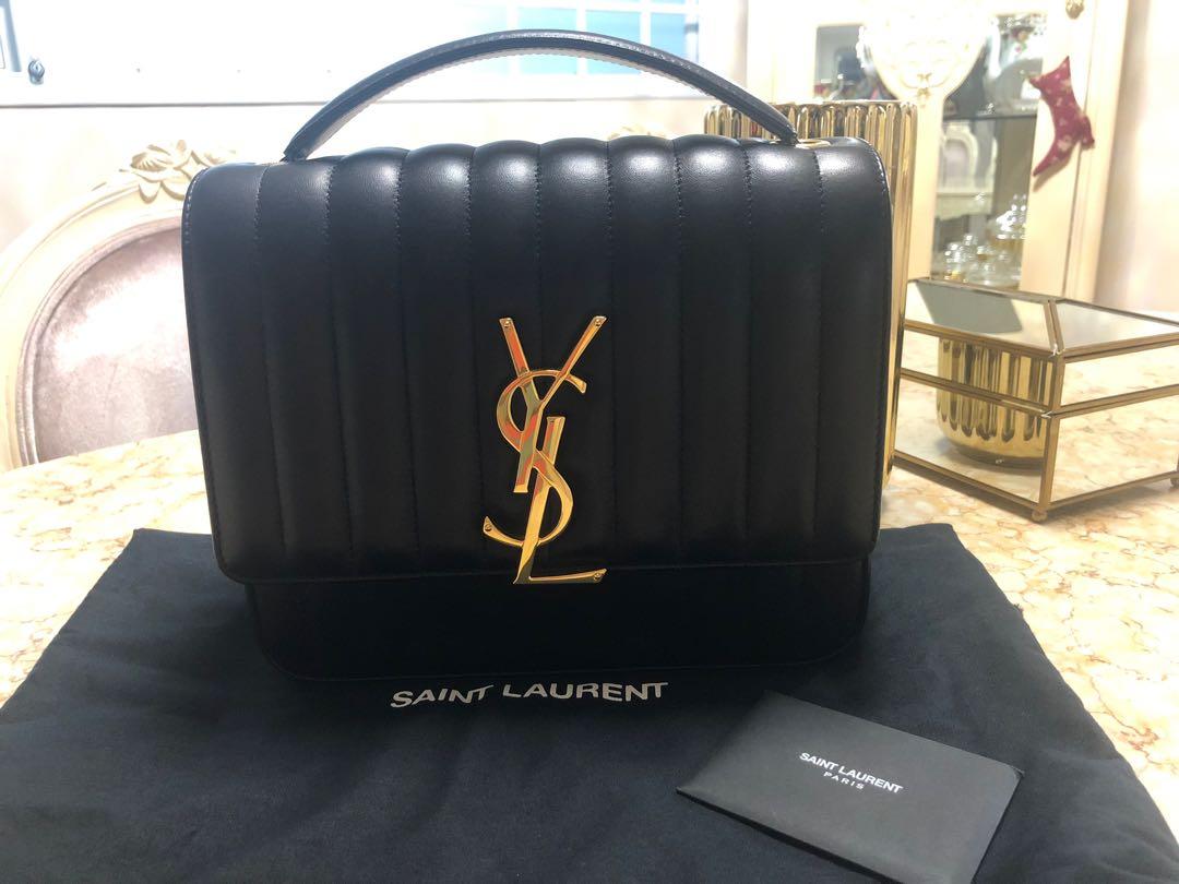 Authentic YSL Vicky Large, Luxury, Bags & Wallets on Carousell