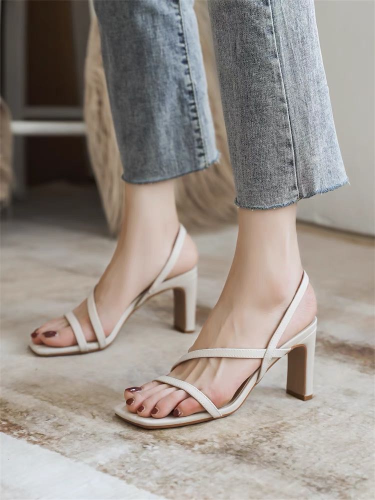 Beige Heels, Women's Fashion, Footwear, Heels on Carousell