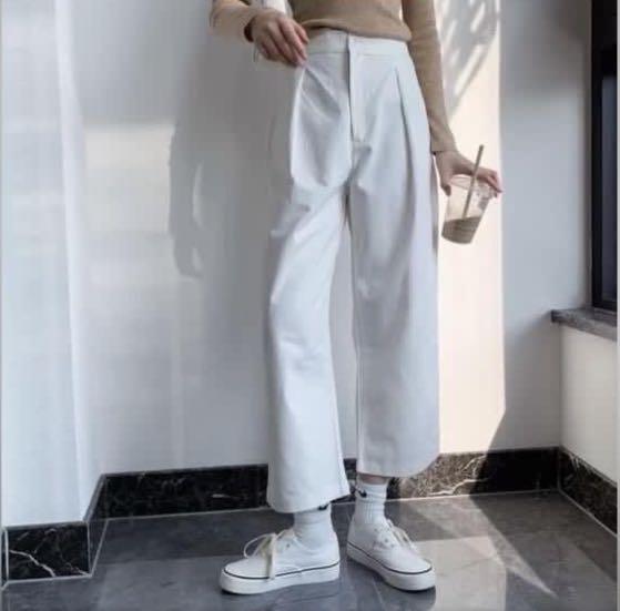 BESTSELLER] Brook WHITE Linen Wide Leg 