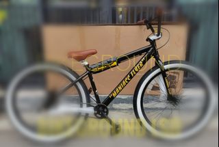 Black and store yellow blocks flyer
