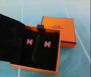 CHEAP BNIB Hermes Pop H Earrings / Hermes Mini Pop H with Receipt 
