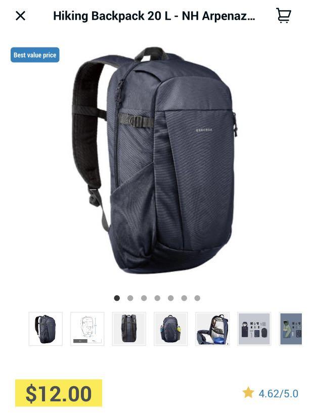 Decathlon Quechua NH500 Hiking 20 L Backpack, Green India | Ubuy