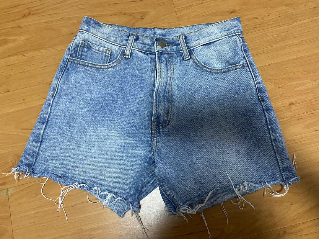 Molly Light Denim Shorts  Brandy Melville Womens Denim - The