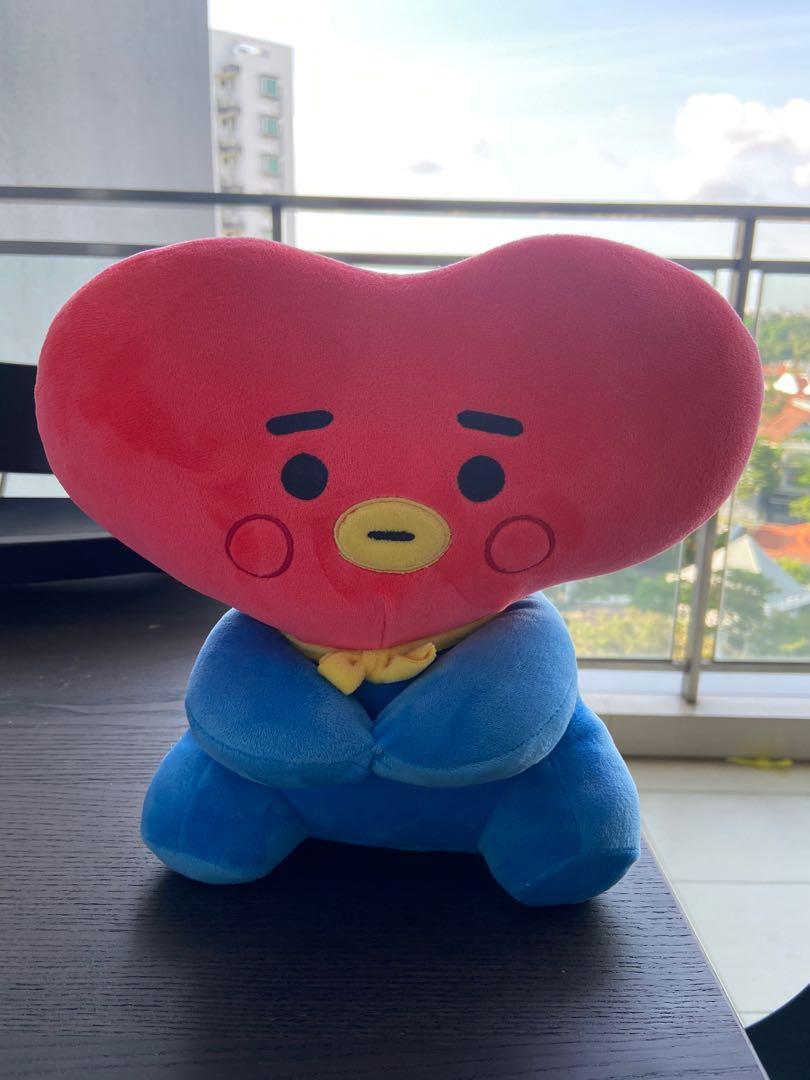 BTS BT21 tata sitting plush doll, Hobbies & Toys, Memorabilia