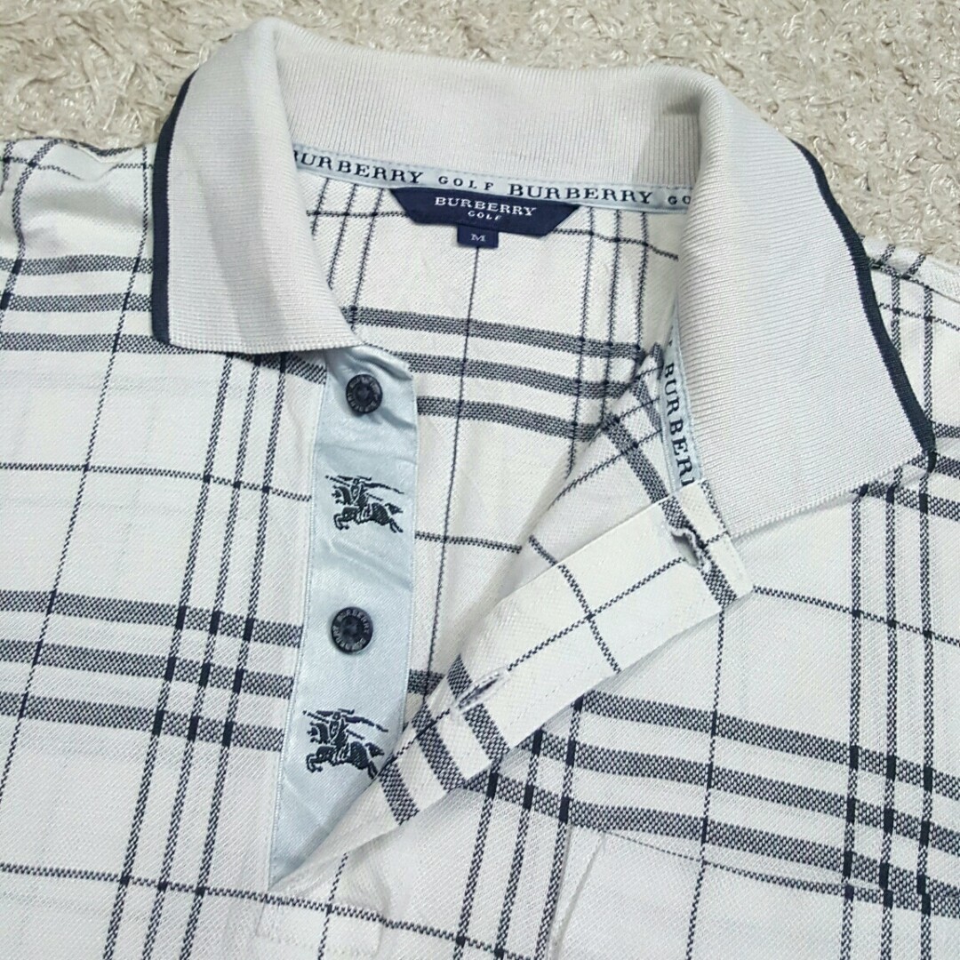 Burberry Golf Nova Check Polo T-shirt, Men's Fashion, Tops & Sets