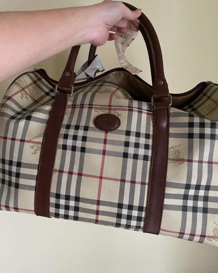 burberry canvas bag