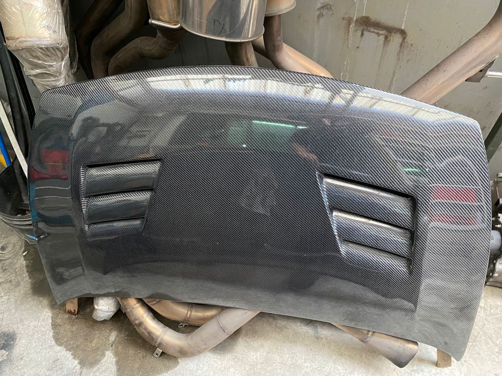 Carbon Fibre Mugen Bonnet, Car Accessories, Accessories on Carousell