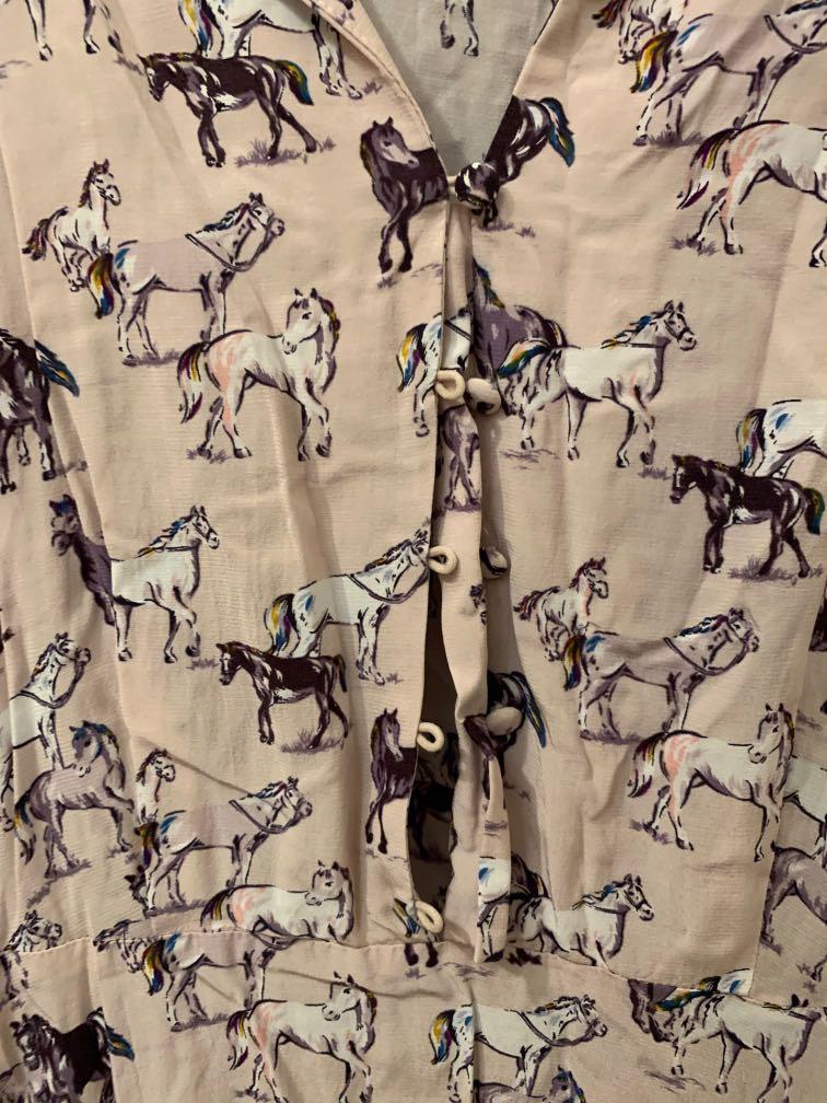 Cath kidston wild horses dress sales