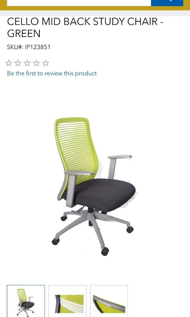 Cello mid outlet back study chair