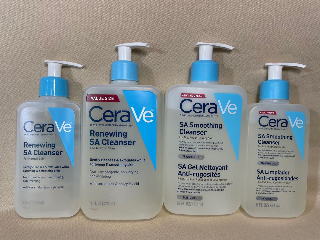 CeraVe SA cleanser smoothing / renewing, 美容＆個人護理, 健康及