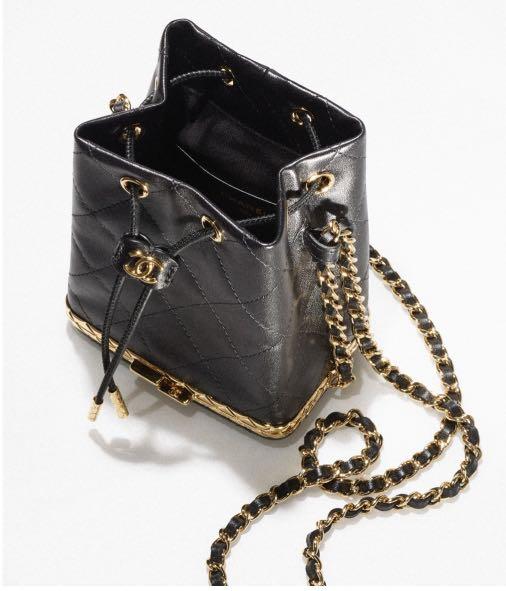 Rare Chanel Small Bucket with Chain, Women's Fashion, Bags & Wallets,  Purses & Pouches on Carousell