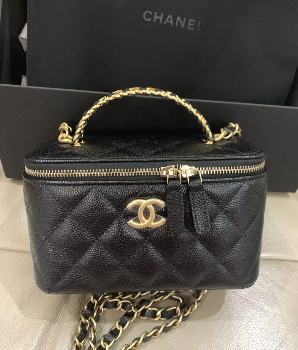 Chanel vanity top handle, Women's Fashion, Bags & Wallets, Cross-body ...