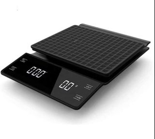 bemece Digital Coffee Scale, Rechargeable Espresso Scale Coffee Scale with  Timer, High Precision 0.1g/3kg Kitchen Scale for Food, Drip Espresso Pour