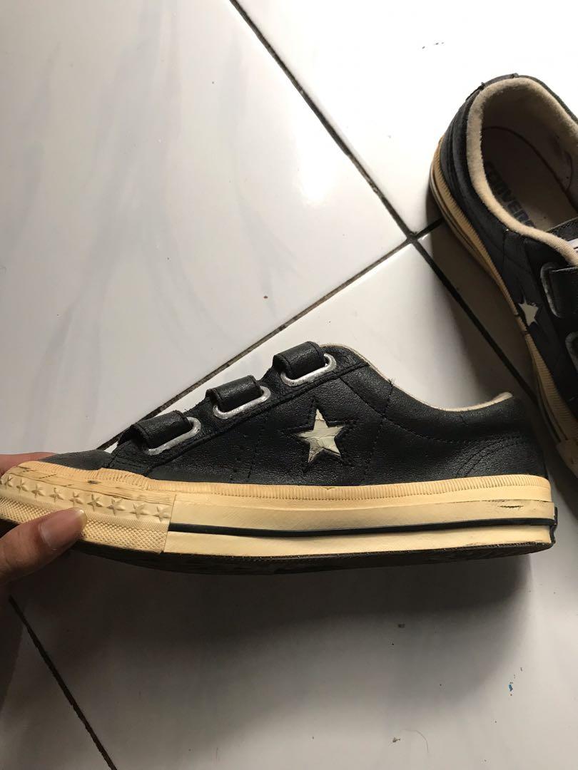 Converse velcro leather cheap
