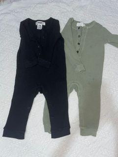 Cotton On Baby Waffle Jumpsuit (2pcs)