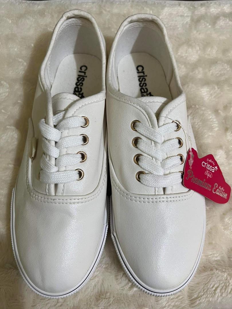 Crissa Shoes (Category: Sneakers) located in Manila. Submitted by RCiey (Listing ID 1155622740, Image 2). Description: Crissa shoes Mall pull out Brand new condition, minimal damage No box included Available sizes: Size 36 - SOLD Size 37 - SOLD Size 40 - 1pc Color may vary due to lighting.