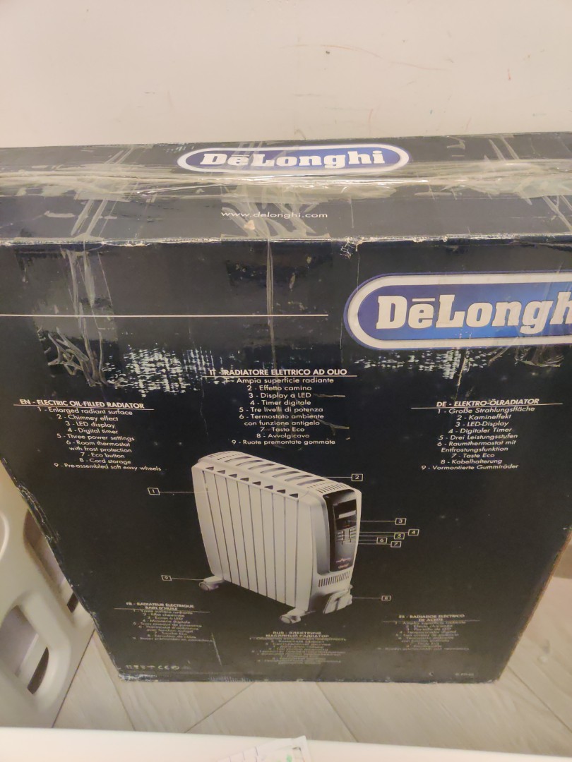 DeLonghi Dragon Oil Heater, 家庭電器, 冷氣機及暖風機 Carousell