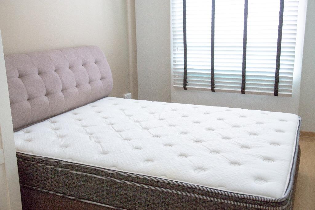 Dunlopillo Queen Size Bed Frame and Mattress, Furniture & Home Living
