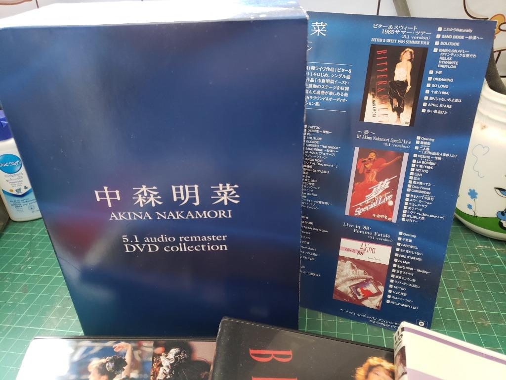 DVD 中森明菜Akina Nakamori 5.1 audio remaster collection(5DVD) 日版