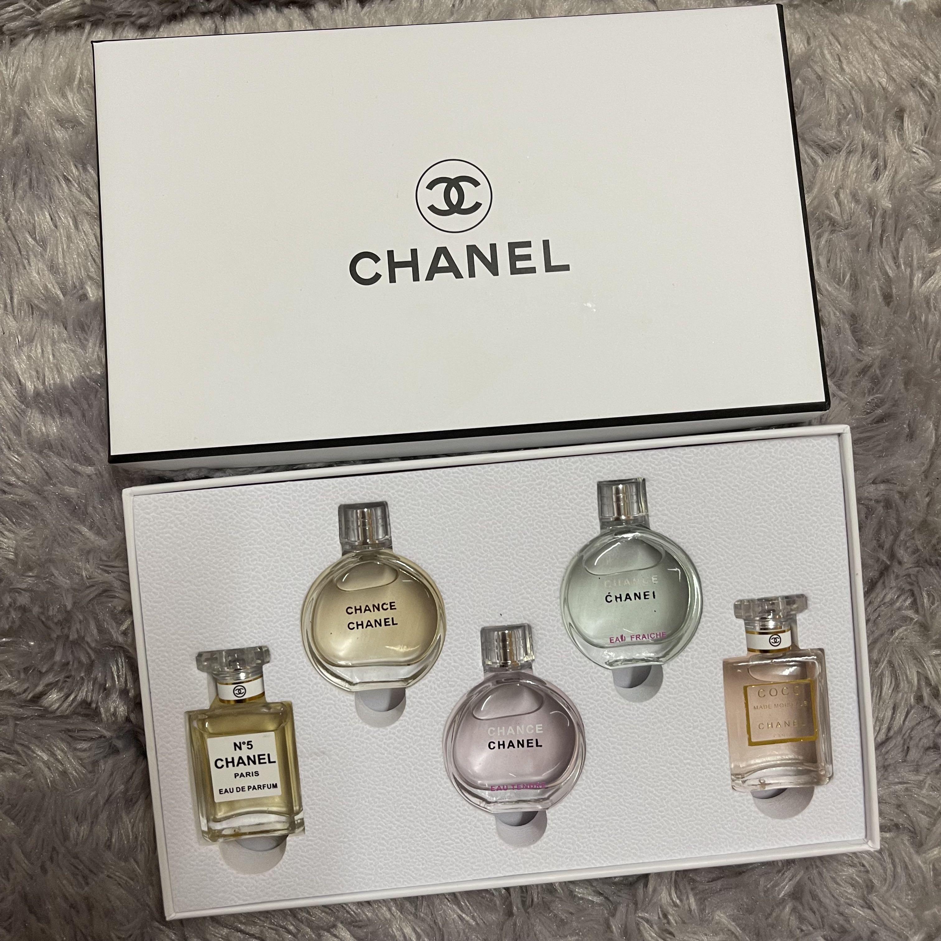 [Factory Rejected] Chanel 5in1 pcs White Box Gift Set