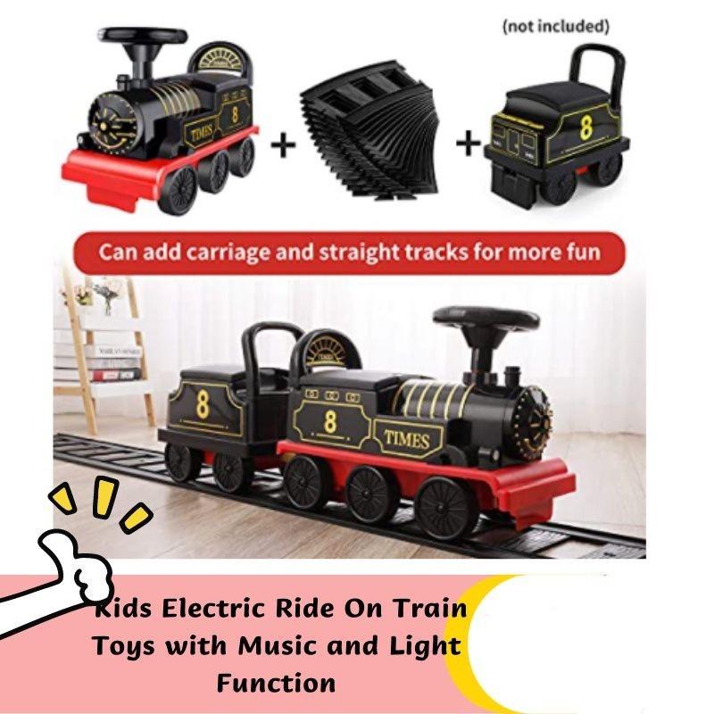 Electric ride on 2025 train with tracks