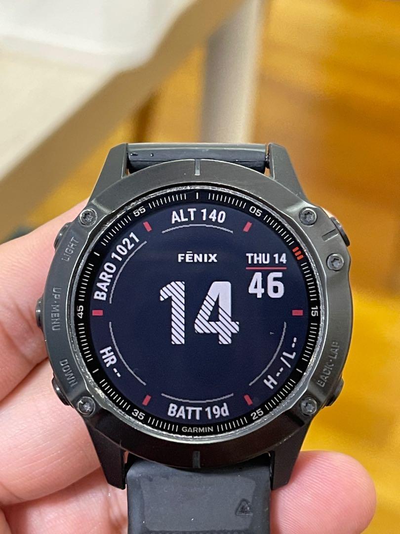 Garmin Fenix 6 Pro used Men s Fashion Watches Accessories
