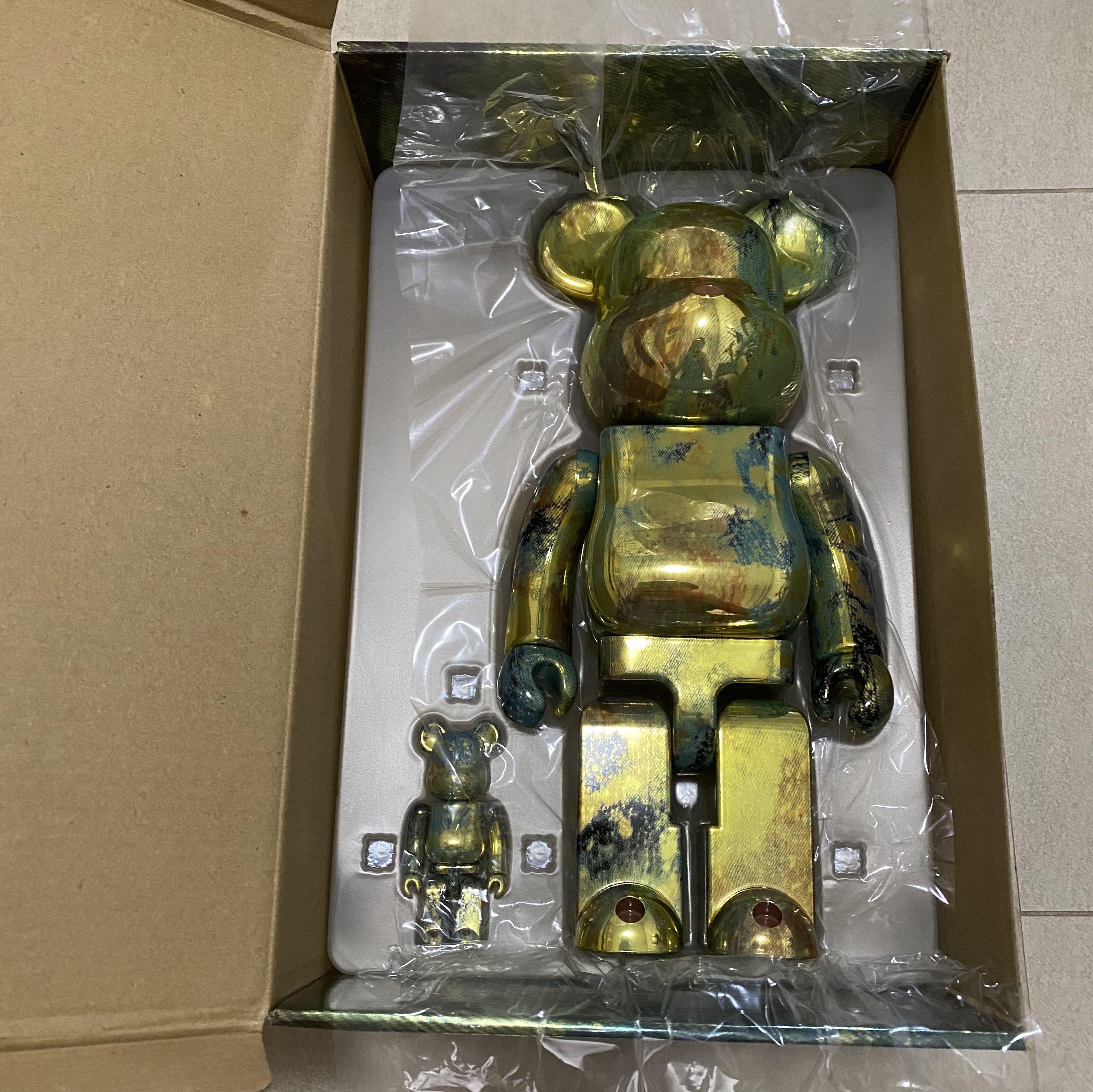 Gold Pushead Bearbrick 400% 100%