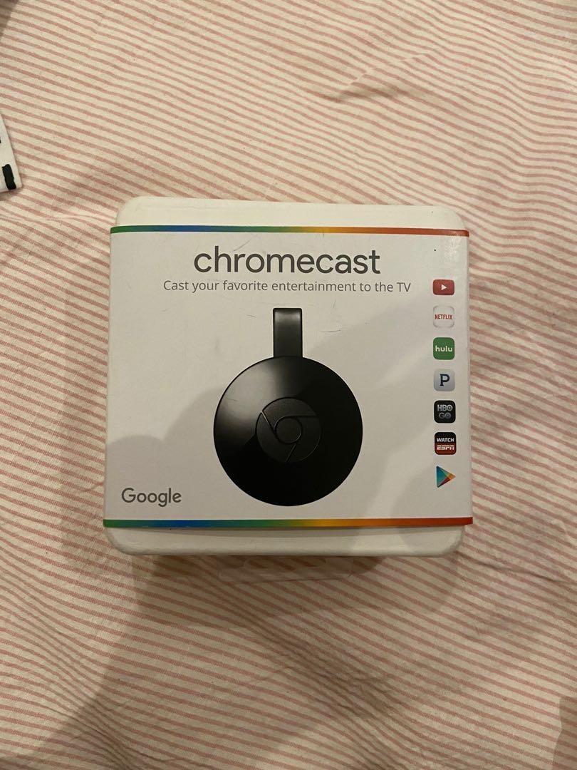 Google Chromecast G2 never used (Category: Media Streamers & Hubs) located in Taguig. Submitted by donjon01 (Listing ID 1155700220, Image 1). Description: Never used google chromecast G2, some dirt on box but item is in perfect condition. bought from datablitz in 2016 and gifted to my mom but she never used it lol.