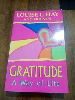 SALE Gratitude A Way of Life by Louise L. Hay Christian Faith Religion Self-help book