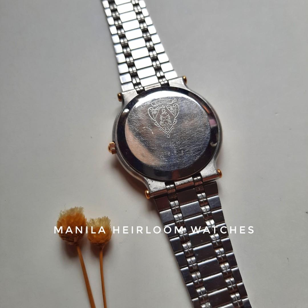 Gucci 9000M Two Tone Ladies Swiss Quartz Watch Women s Fashion