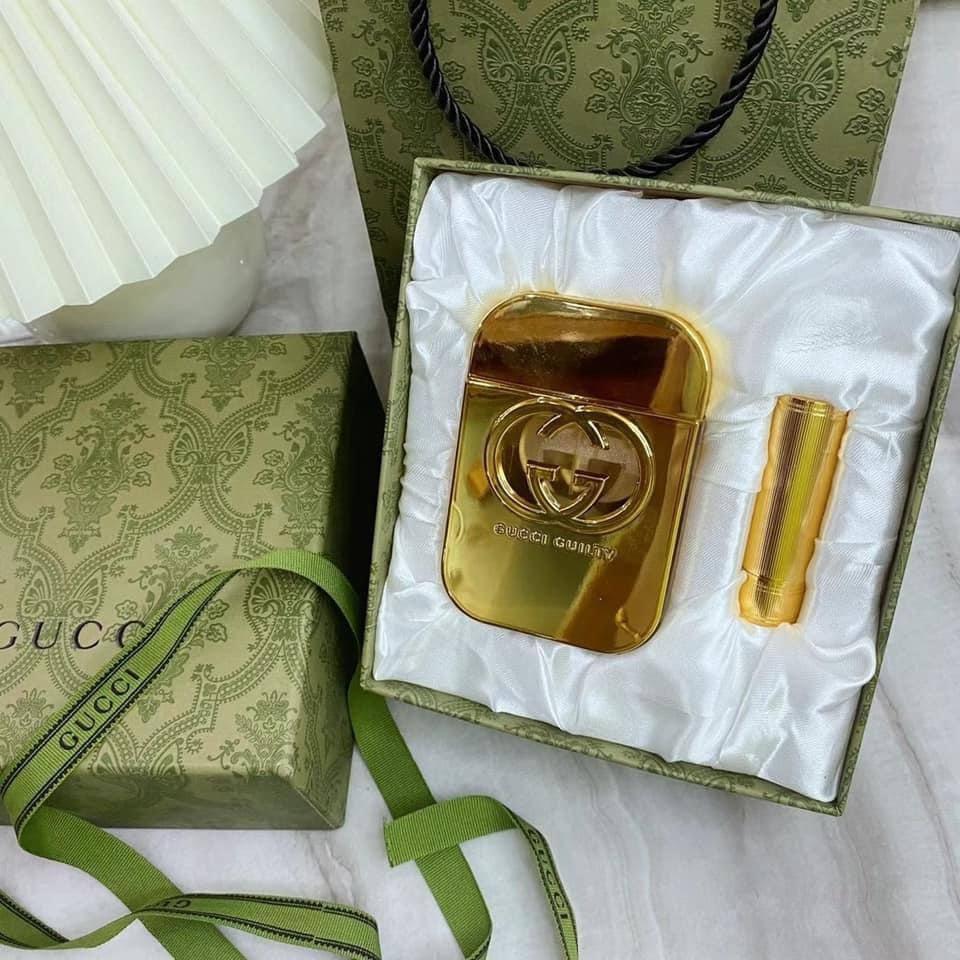 GUCCI GUILTY+ LIPSTICK GREEN BOX SET (W PAPER BAG) ], Beauty & Personal  Care, Fragrance & Deodorants on Carousell