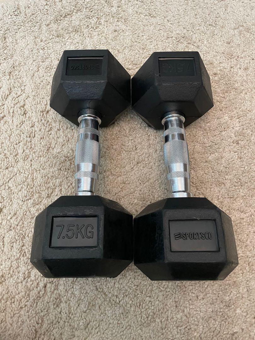 Gym Set Adjustable Kettle Bell, 7.5 kg Dumbbells, Pull Up Bar, Aerobic