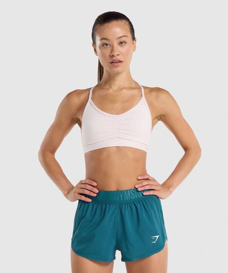 Gymshark Ruched Sports Bra, Women's Fashion, Activewear on Carousell