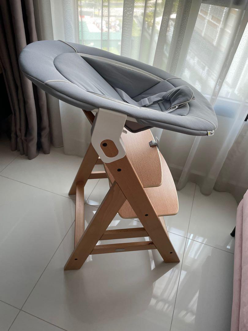 Hauck Alpha+ High Chair with bouncer, Babies & Kids, Baby Nursery