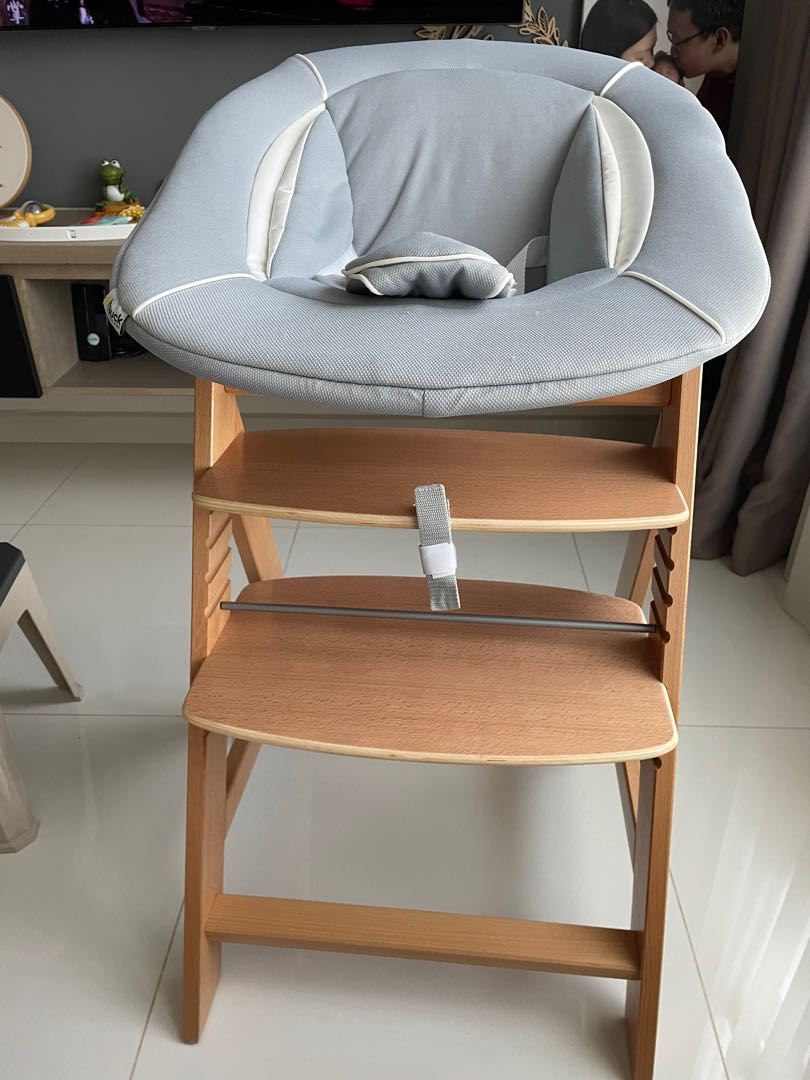 Hauck Alpha+ High Chair with bouncer, Babies & Kids, Baby Nursery