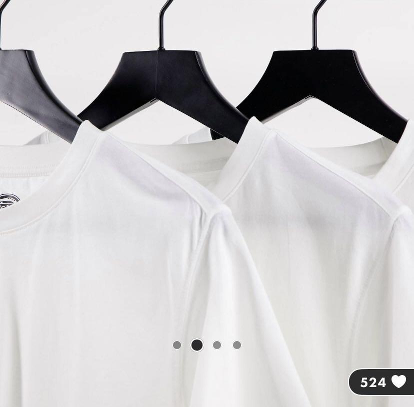 dickies 3 pack t shirts in white