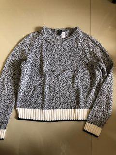 H&M Contrast Knit Sweater